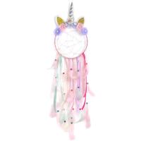 Fashion Dream Catcher, Feather, with Iron, Unicorn, handmade, hanging 