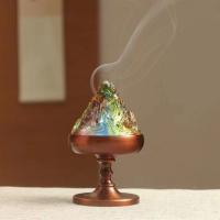 Buy Incense Holder and Burner in Bulk , Brass, with Lampwork, Carved, for home and office & durable 