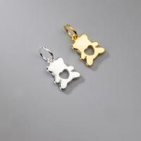 Sterling Silver Animal Pendants, 925 Sterling Silver, plated, hollow 