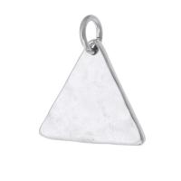 Stainless Steel Pendants, 316 Stainless Steel, Triangle, DIY, original color Approx 4mm 