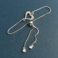 Titanium Steel Bracelet & Bangle, Heart, Vacuum Ion Plating, Unisex & hollow Approx 18 cm 