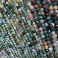 Perle agate indienne naturelle , Rond, poli, DIY & normes différentes pour le choix & facettes Environ 14.17 pouce, Vendu par brin