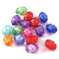 Perlen in Perlen Acrylperlen, Acryl, DIY, gemischte Farben, 11.5x11.5mm, Bohrung:ca. 2.3mm, 50PCs/Tasche, verkauft von Tasche