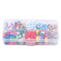 DIY Jewelry Finding Kit, Polymer Clay, with Copper Coated Plastic & Zinc Alloy, mixed 
