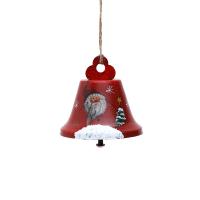 Iron Christmas Tree Decoration, Christmas Bell, brushwork, Christmas jewelry 