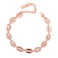 Brass Bracelets, with 1.96 inch extender chain, plated, for woman Approx 7.48 Inch 