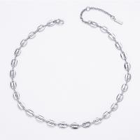 Brass Chain Necklace, with 2.76 inch extender chain, plated, for woman Approx 16.92 Inch 