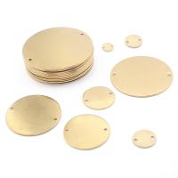 Brass Connector, Round, gold color plated, DIY golden 