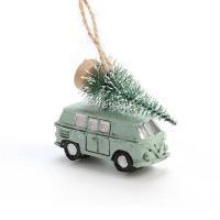 Resin Christmas Tree Decoration, Car, brushwork, Christmas jewelry 