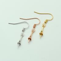 Brass Earring Drop Component, plated, DIY 33mm 