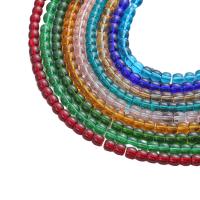 Round Crystal Beads, random style & DIY & transparent, mixed colors Approx 