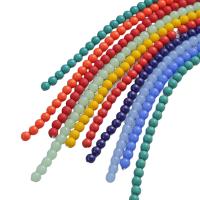 Round Crystal Beads, random style & DIY, mixed colors, 8mm, Approx 