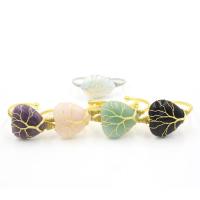 Brass Bangle, with Gemstone, Heart & Unisex 30*30mm,26*36mm, Inner Approx 60mm 