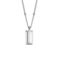 Sterling Silber Schmuck Halskette, 925er Sterling Silber, plattiert, Modeschmuck & für Frau, keine, 14mm, Länge:ca. 17.7 ZollInch, verkauft von PC