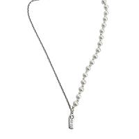 Ожерелье ручной латунные, Латунь, с Пластиковая жемчужина, с 1.97inch наполнитель цепи, ювелирные изделия моды & Женский, длина:Приблизительно 16.54 дюймовый, продается PC