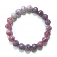 Tourmaline Bracelet, Round & for woman, mixed colors Approx 18 cm 