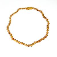 Имитированная Янтарная ожерелье, янтарь, Комкообразная форма, для детей, Много цветов для выбора, 6-10mm, длина:Приблизительно 33 см, продается PC