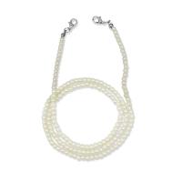 Plastic Pearl Mask Chain Holder, with Zinc Alloy, plated, Unisex 