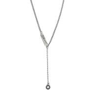 Ожерелье ручной латунные, Латунь, с 1.97inch наполнитель цепи, ювелирные изделия моды & Женский, длина:Приблизительно 15.75 дюймовый, продается PC