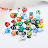 Perles de Murano Evil Eye, chalumeau, poisson, fait à la main, DIY, plus de couleurs à choisir Vendu par sac