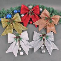 tissu Décoration d’arbre de Noël, Noeud papillon, Conception de Noël, plus de couleurs à choisir Vendu par PC