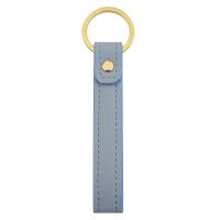 Leather Key Chains, PU Leather, with Zinc Alloy, Unisex 115mm 