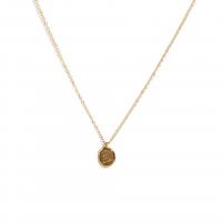 Stainless Steel Jewelry Necklace, 304 Stainless Steel, 18K gold plated, fashion jewelry & for woman Approx 16-19.6 Inch 