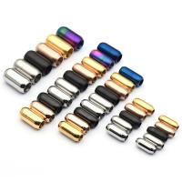 Round Stainless Steel Magnetic Clasp, 304 Stainless Steel, Vacuum Ion Plating, DIY Approx 10mm 