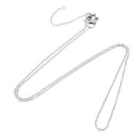 Stainless Steel Chain Necklace, 304 Stainless Steel, fashion jewelry & for woman, original color, 1.5mm Approx 20.4 Inch 