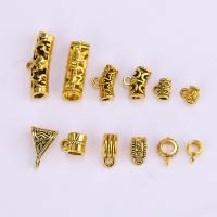 Zinc Alloy Bail Beads, antique gold color plated, DIY 