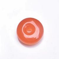 Yanyuan Agate Anhänger, Kreisring, für Frau, gemischte Farben, 16x7mm, verkauft von PC