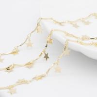 Brass Beading Chains, 14K gold plated, DIY 