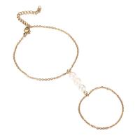 Acier inoxydable 304 bracelet anneau, avec perle de plastique, avec 1.97inch chaînes de rallonge, bijoux de mode & pour femme, plus de couleurs à choisir, 6mm Environ 6.29 pouce, Environ 4.72 pouce, Vendu par PC