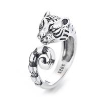 925 Sterling Silver Cuff Finger Ring, polished, Adjustable & Unisex original color 
