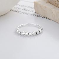 Sterling Silver Finger Ring, 925 Sterling Silver, platinum plated  & for woman, original color 
