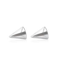 Sterling Silver Stud Earring, 925 Sterling Silver, Airplane, plated, for woman 