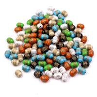 perles acryliques d'accent d'or , Acrylique, ovale, DIY & or accentué, plus de couleurs à choisir Vendu par sac