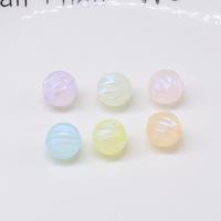 Perles acryliques lustres, Acrylique, DIY, couleurs mélangées, 12mm, Environ Vendu par sac