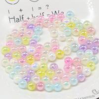 Perles Miracle acryliques, Acrylique, Rond, DIY, couleurs mélangées, 10mm, Vendu par sac