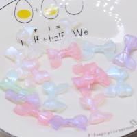 Perles Miracle acryliques, Acrylique, Noeud papillon, DIY, couleurs mélangées Environ Vendu par sac