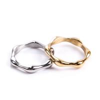 Titanium Steel Finger Ring, plated & for woman 3.7mm 