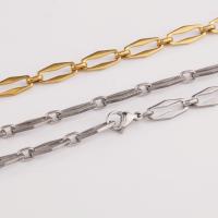Halskette, 304 Edelstahl, Vakuum-Ionen-Beschichtung, Modeschmuck & verschiedene Stile für Wahl, keine, 600x7mm, verkauft von PC