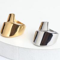 Titanium Steel Finger Ring, plated & for woman 
