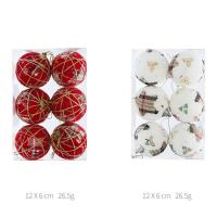 PE Foam Christmas Tree Decoration, with Sequins & Cloth, Round, Christmas jewelry  