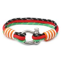 Fashion Zinc Alloy Bracelets, with Milan Cord & 550 Paracord, for woman Approx 8.26 Inch 