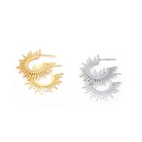 Stainless Steel Stud Earring, 304 Stainless Steel, Vacuum Ion Plating, fashion jewelry & for woman 27mm 