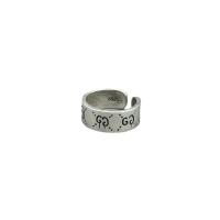 925 Sterling Silver Cuff Finger Ring, polished, Adjustable & Unisex, original color 
