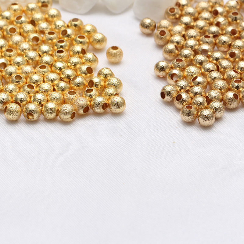Beaucoup de perles de cuivre, laiton, Rond, Placage, DIY & normes différentes pour le choix, plus de couleurs à choisir, Vendu par PC