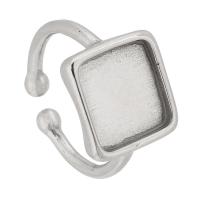 Нержавеющая сталь палец кольцо настройки, Нержавеющая сталь 316, ювелирные изделия моды & Мужская, оригинальный цвет 12mm,2mm, размер:6.5, продается PC
