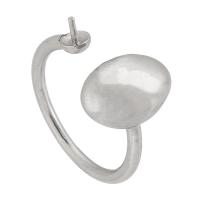 Нержавеющая сталь палец кольцо настройки, Нержавеющая сталь 316, ювелирные изделия моды & Мужская, оригинальный цвет 2mm, размер:6.5, продается PC